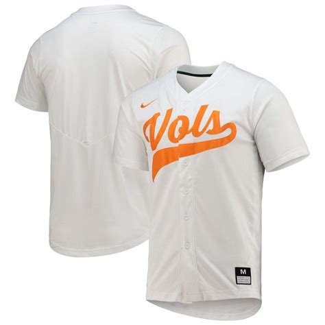 men's nike white tennessee volunteers replica baseball jersey|2024 tennessee volunteers shirt.